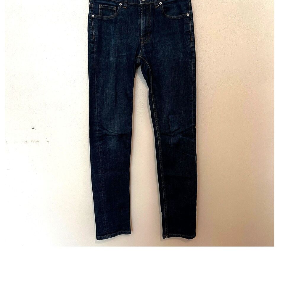 Everlane The Slim Fit Jeans Mens 31 Dark Wash Blue Indigo Stretch Denim